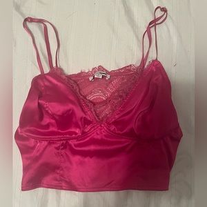 satin bralette top